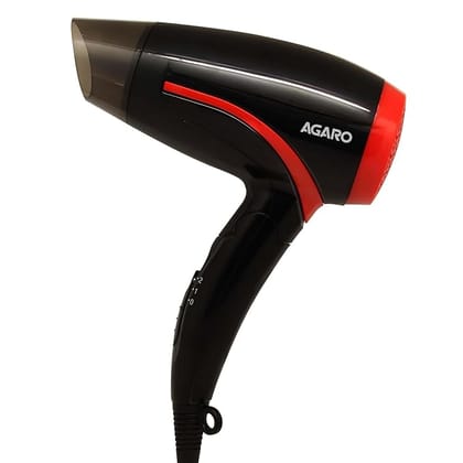 Hair Dryer with 1000 Watts Copper Motor, 2 Speed & Temperature