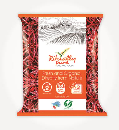 Ritually Pure 100% Organic | Natural Spices | Red Chilli Whole (Sabut Lal Mirch) | 500 Gm Pack