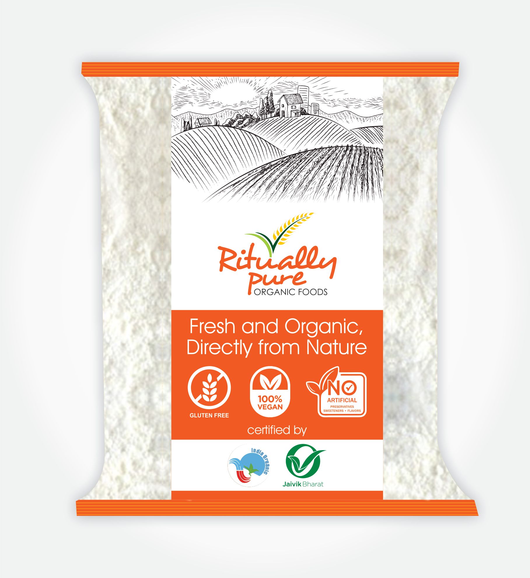 Ritually Pure 100% Organic | Natural & Organic | Maida | 1 Kg Pack