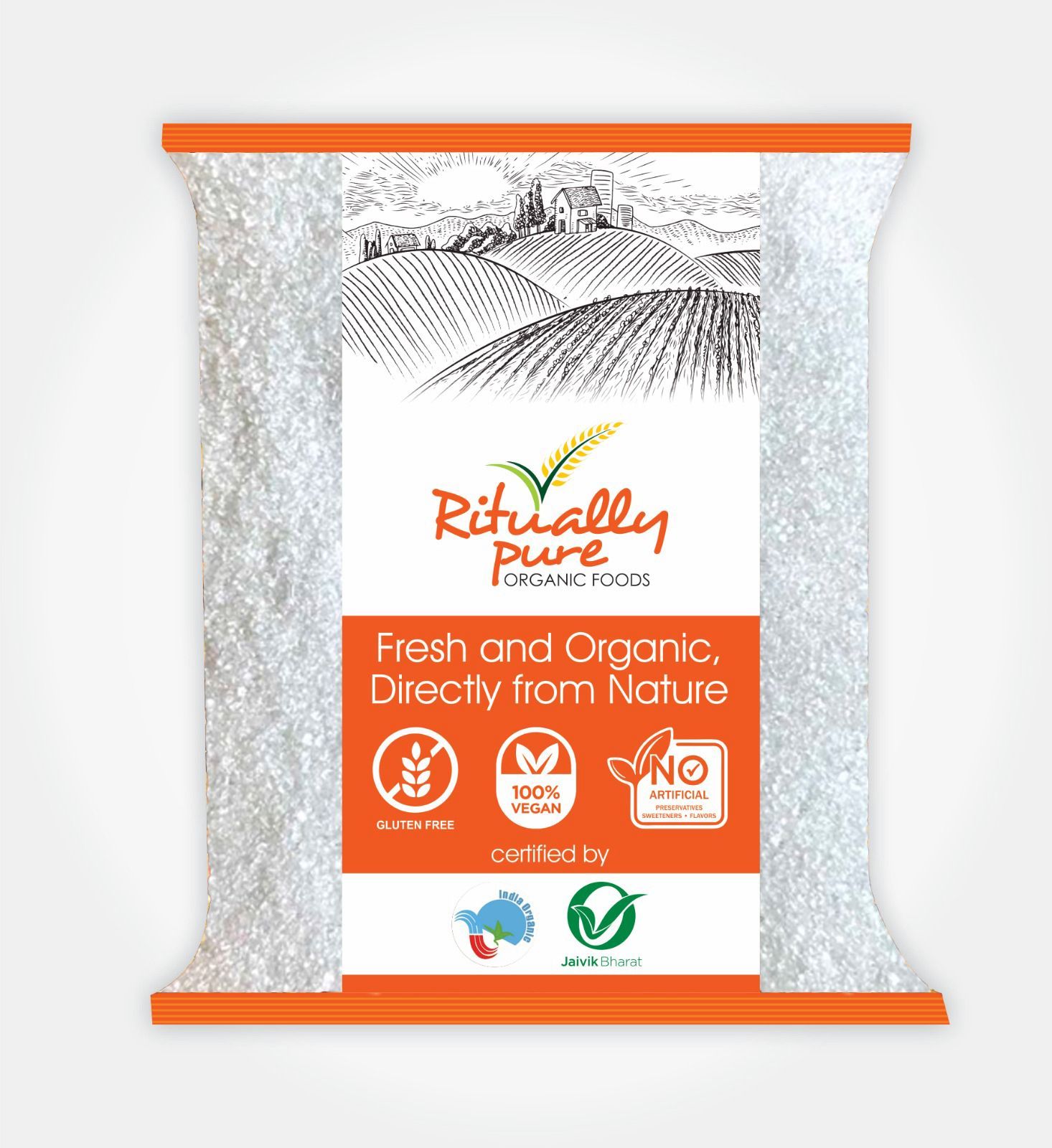 Ritually Pure 100% Organic | Natural & Organic | White Crystal Sugar | 1 Kg Pack