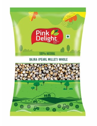 Pink Delight | Millets | Bajra Whole (Pearl Millet) | Natural & Organic | 500 Gm Pack