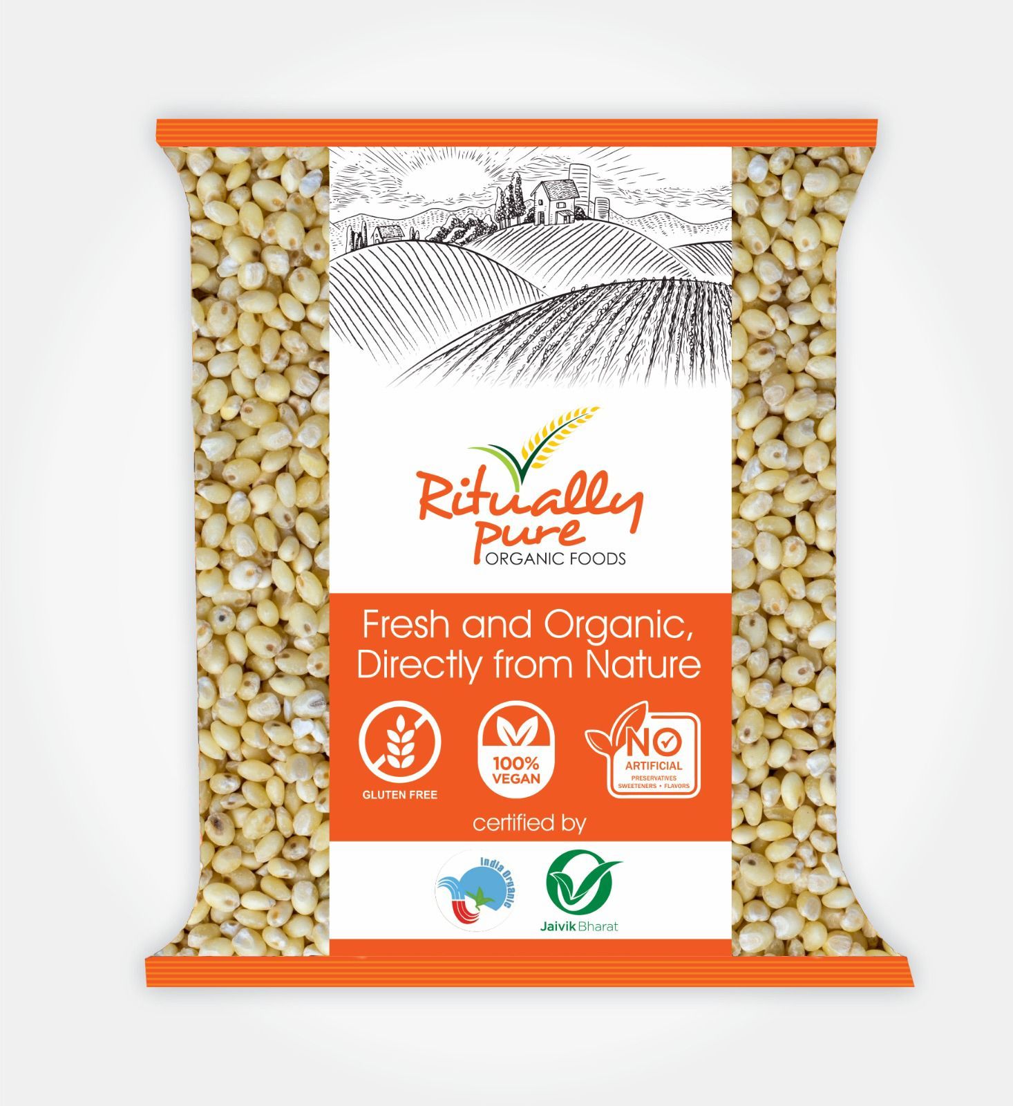 Ritually Pure 100% Organic | Natural & Organic Millet | Proso Millet | 1 kg Pack