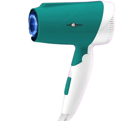 1800W Foldable Handle Professional Stylish Hair Dryer With Hot and Cold Setting Hair Dryer  (1800 W, Green)