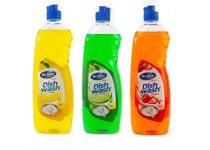 We Shine Combo Dishwash with 3 different Fragnance | Kills 99.99% Germs and bacteria with refreshing Fragnance(3 x 750 ML)