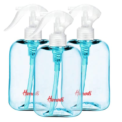 HARRODS Spray Bottle Combo Pack - 250ml Empty Bottles for Travel, Liquid, Room Spray, Fogging, Hand Wash, and Rangoli - Set of 3 (14)