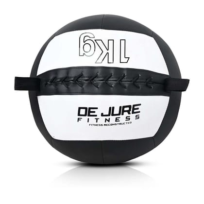 DE JURE FITNESS Wall Ball for Men & Women, Unisex Strength Gym Wall Ball for Weight Lifting Training