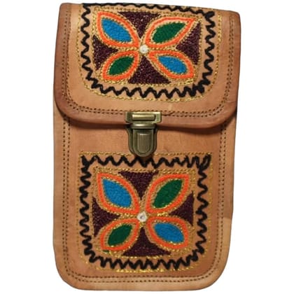 Bhakri Devi Handicrafts Made of Leather with Attachable Shoulder Strap Sling Bag For Women & Girl