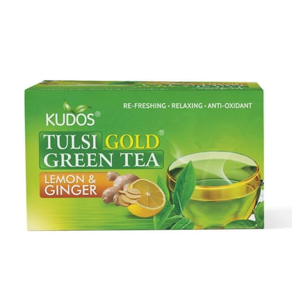 Kudos Tulsi Lemon & Ginger Green Tea (2g X 25tea Bag)