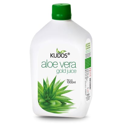 Kudos Aloevera Gold Juice- Beauty & Health Enhancer | 1000Ml