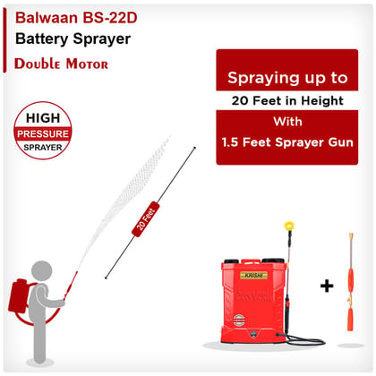 Balwaan BS22D Battery Sprayer