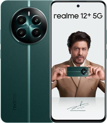 Realme 12+ 5G (Pioneer Green, 8GB RAM UP TO , 256GB Storage) | 6.7" 120Hz Curved AMOLED Display  / Snapdragon 7s Gen / ‎5000 mAh Battery lightning speed with the 67 W SUPERVOOC Charge