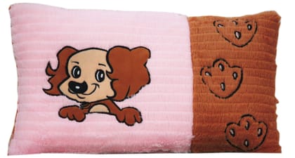 Amardeep Baby Stuffed Toy Pillow 14X17 Inch (Pink)