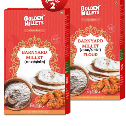 Golden millets Barnyard millet flour  (500gm,Pack of 2)