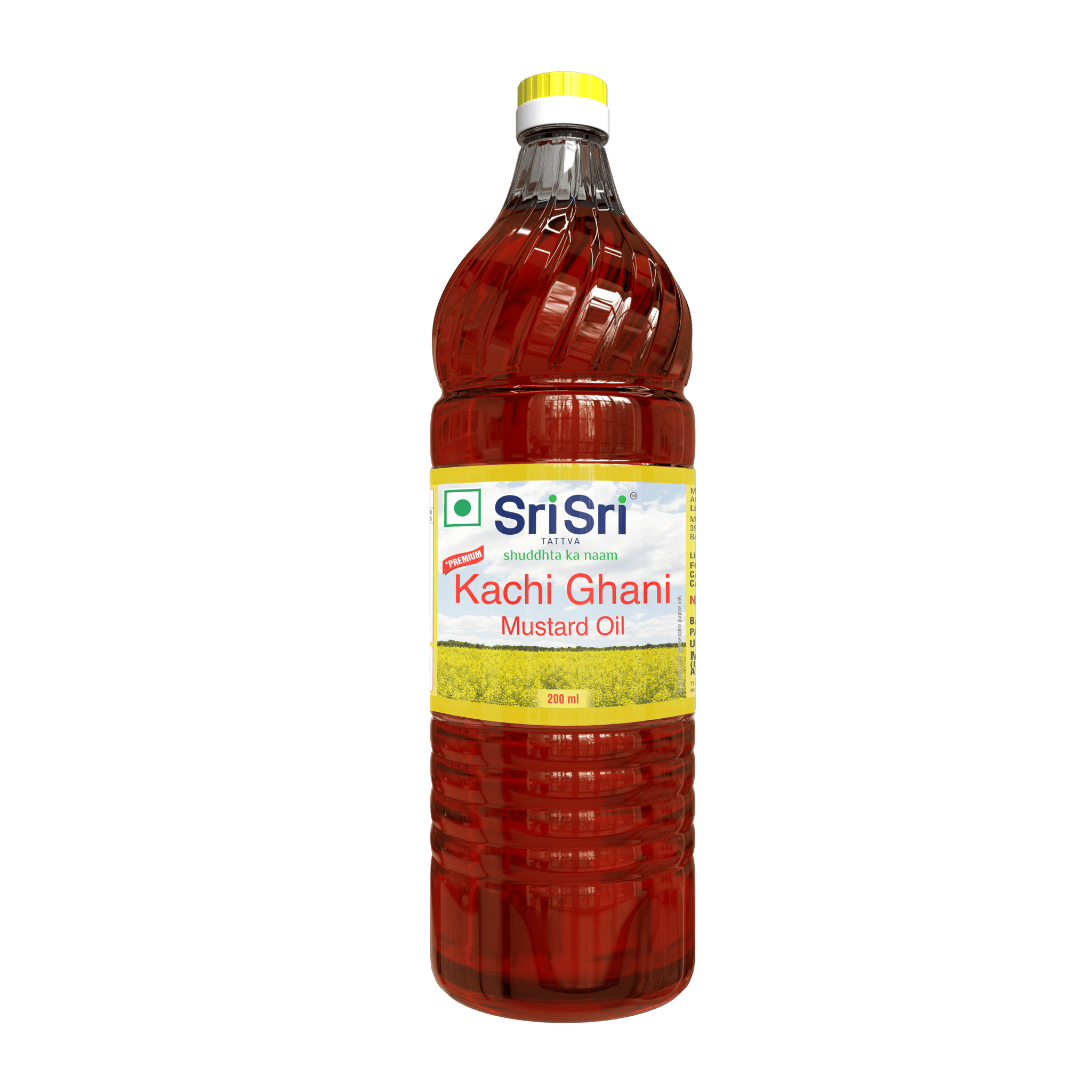 Premium Kachi Ghani Mustard Oil Bottle
