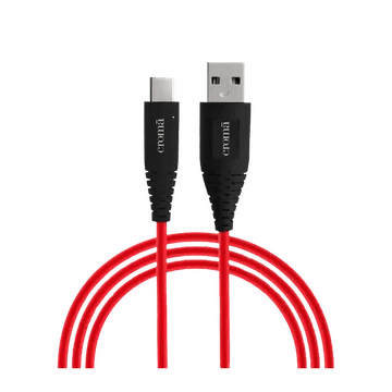 Croma Type A to Type C 3.3 Feet (1M) Cable (Dash & Warp Protocols, Red)