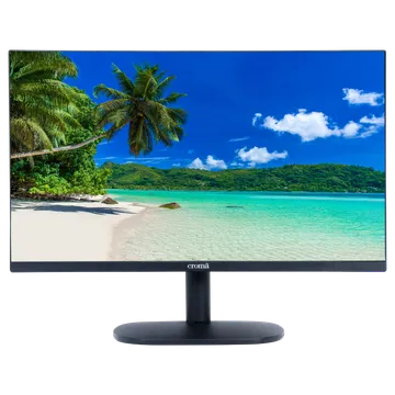 Croma 27 inch Full HD Flat Panel Thin Bezel Monitor with Built-In Speakers