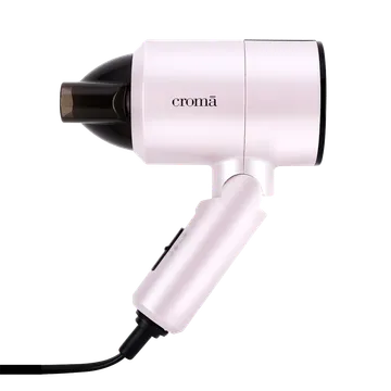 Croma Hair Dryer with 3 Heat Settings & Cool Shot (Overheat Protection, Pink)