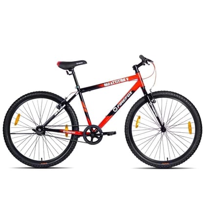 Firefox Bikes Bad Attitude 5-27.5T, Single Speed MTB Cycle I Frame: 18 Inches, Unisex Adult, Red  - 98% Assembled Cycle