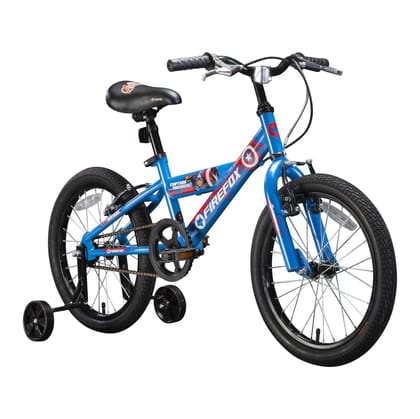 FIREFOX Captain America i 18T Bicycle for Kids (Single Speed, Blue) - 98% Assembled Cycle