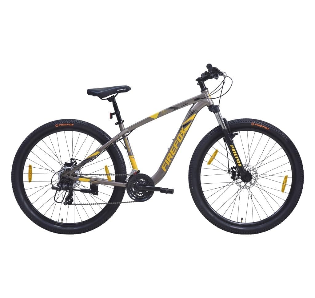 FIREFOX Dominator 29 D 29 T Mountain Cycle (21 Gear, Grey) | Frame 17 Inch | 98% Assembled Cycle