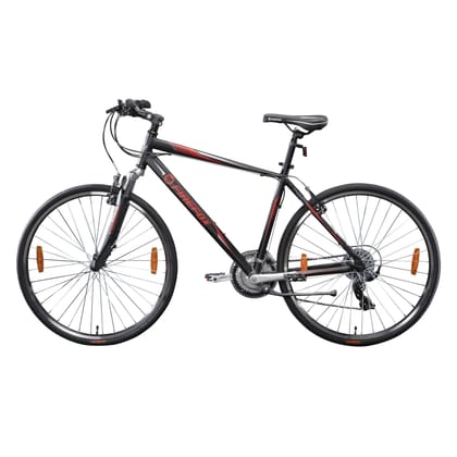FIREFOX Road Runner Pro V 700C Hybrid Cycle/City Bike | 21 Speed | 19.5 Inch Frame | Ideal for Mens | 98% Assembled Cycle