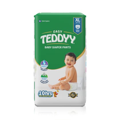 TEDDYY Baby Pant Diapers - XL (54 Pieces)