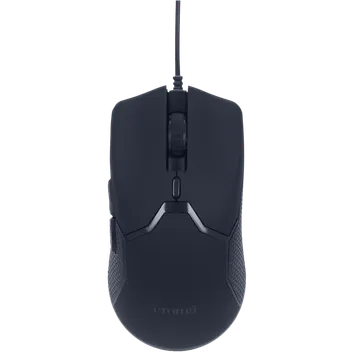 Croma Wired Optical Gaming Mouse (3200 DPI Adjustable, Ergonomic Design, Black)