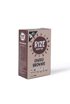 Rize Bar Choco Brownie  Pack of 4