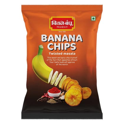 Banana Chips Twisted Masala, 125 gm