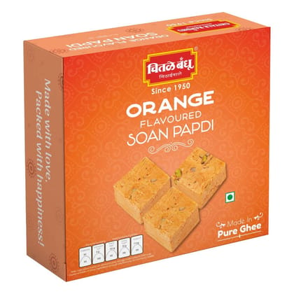 Soan Papdi Orange, 200 gm