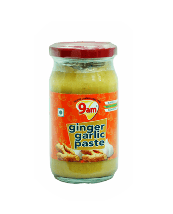 9am Ginger & Garlic Paste, 200 gm