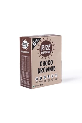 Rize Bar Choco Brownie  Pack of 6