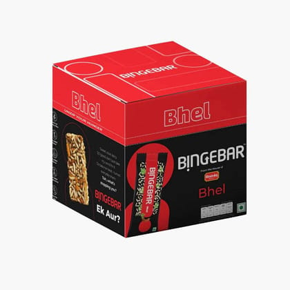 Bingebar Bhel, 120 gm (Pack of 10)