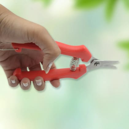 9135 Heavy Duty Stainless Steel Cutter, Non?slip Trimming Scissors Durable Not Easy To Wear for Gardening Pruning Of Fruit Trees Flowers and Plants (With Plastic Packing)